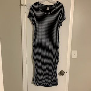 Striped Maternity Dress